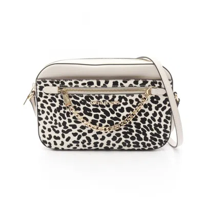 Pre-owned Michael Kors Ivory Leather Shoulder Bag () In Multi