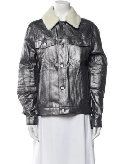 Pre-owned Michael Kors Jacket In Gray