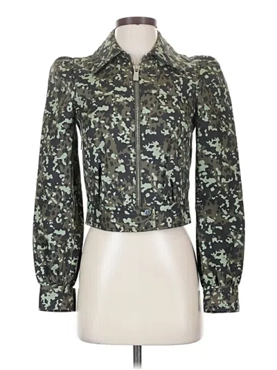 Pre-owned Michael Kors Jacket In Green