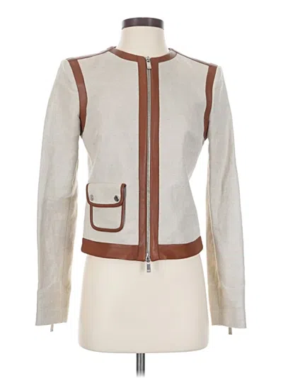 Pre-owned Michael Kors Jacket In Ivory