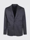 Michael Kors Tech Blazer Buttoned Cuffs In Black