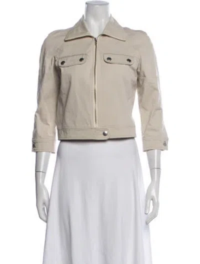 Pre-owned Michael Kors Jacket In Neutrals