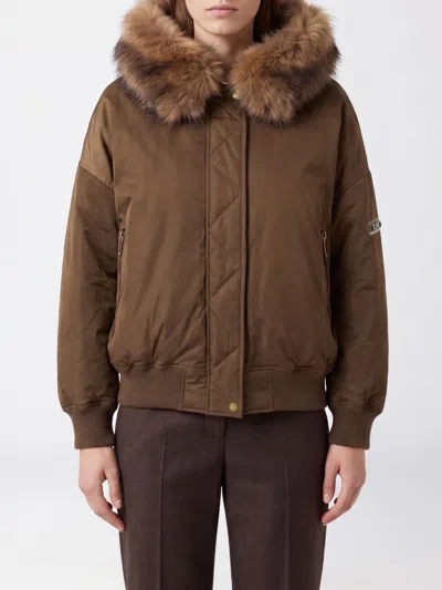 Michael Kors Jacket Woman In Brown