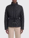 Michael Kors Diamond-pattern Quilted Jacket In Blue