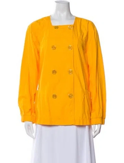 Pre-owned Michael Kors Jacket In Yellow