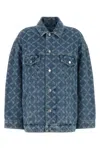 Michael Kors Denim Jacket Featuring Printed Pattern In Printed