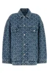 Michael Kors Denim Jacket Featuring Printed Pattern In Printed