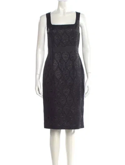 Pre-owned Michael Kors Jacquard Knee-length Dress In Multi