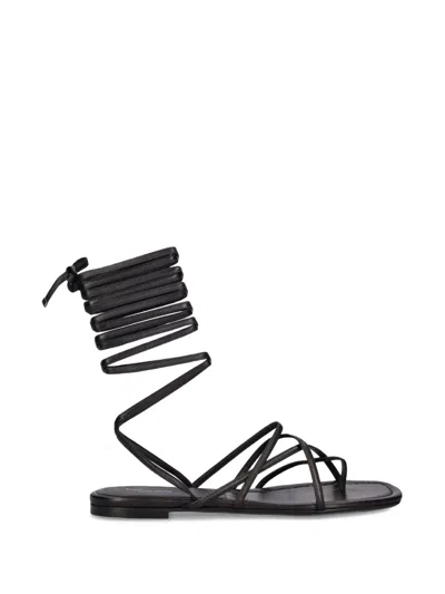 Michael Kors Jade Sandals In Black
