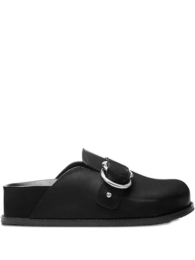 MICHAEL KORS JADEN LEATHER CLOGS
