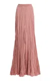 Michael Kors Collection Jamison Crushed Charmeuse Skirt