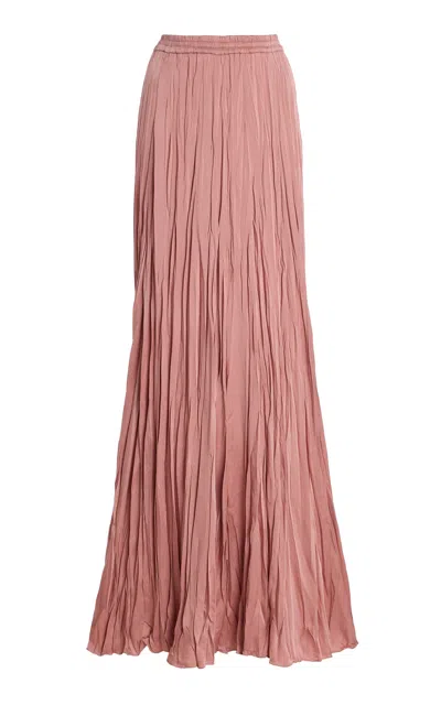Michael Kors Jamison Crushed Charmeuse Maxi Skirt
