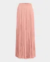 Michael Kors Collection Jamison Crushed Charmeuse Skirt