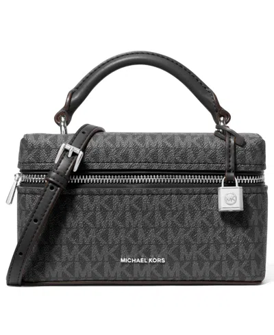 Michael Kors Jana Mini Top Handle Crossbody Bag In Black
