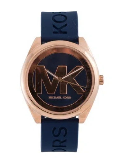 Pre-owned Michael Kors Janelle Watch In Multi