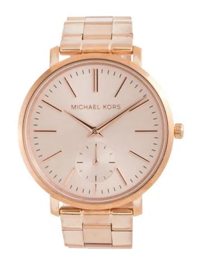 Pre-owned Michael Kors Jaryn Watch, 38mm In Multi