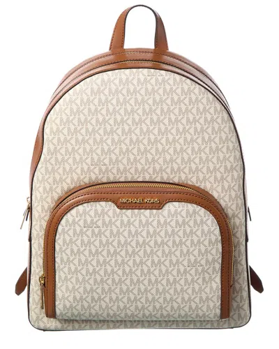 Michael Kors Jaycee Large Coated Canvas Backpack