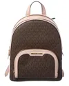 Michael Kors Jaycee Medium Coated Canvas Backpack