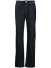 Michael Kors Cropped Denim Jeans In Navy