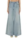 Michael Kors Jeans Wide Leg In Navy