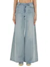 Michael Kors Jeans Wide Leg In Navy