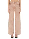Michael Kors Jeans Wide Leg In Pink
