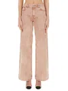 Michael Kors Jeans Wide Leg In Pink