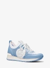 Michael Kors Jenkins Two-tone Stretch Knit Trainer