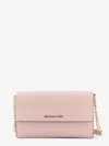 Michael Kors Jer Set Leather Shoulder Bag With Frontal Monogram