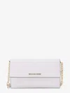 Michael Kors Jer Set Leather Shoulder Bag With Frontal Monogram