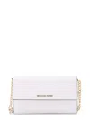 Michael Kors Jer Set Leather Shoulder Bag With Frontal Monogram