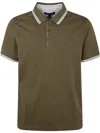 Michael Kors Greenwich Polo Shirt Contrast Trim In Green