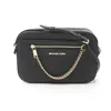 Michael Kors Jet Set Black Leather Shoulder Bag