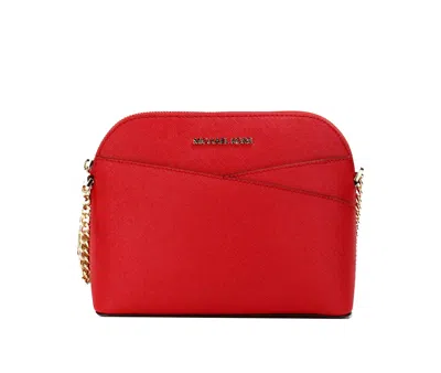 Michael Kors Jet Set Bright Medium X Dome Pvc Crossbody Bag Women's Purse In Multi