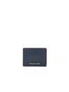 Michael Kors Jet Set Card Case In Navy