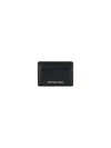 Michael Kors Jet Set Card Holder In Black