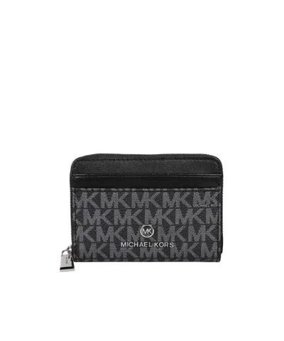 Michael Kors Jet Set Charm Coin Purse In Black
