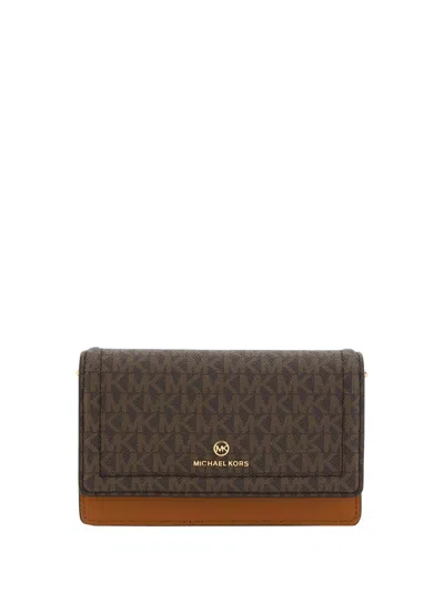 Michael Kors Jet Set Charm Shoulder Bag In Brown