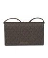 Michael Kors Medium Jet Set Flap Cross Body Bag In Black