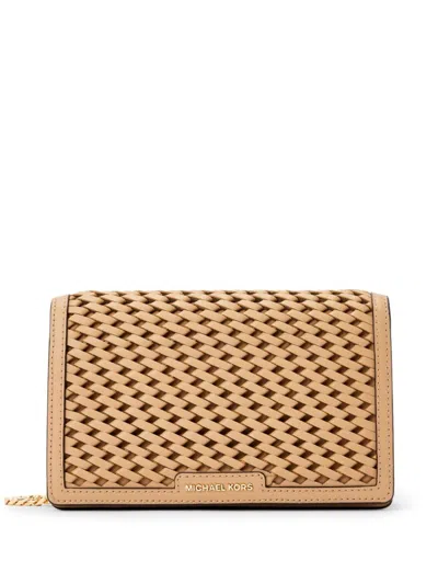 Michael Kors Jet Set Cross Body Bag In Brown