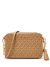 Michael Kors Jet Set Crossbody Bag In 褐色