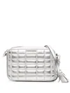 Michael Kors Jet Set Crossbody Bag In Silver