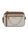 Michael Kors Jet Set Item Camera Shoulder Bag In Nude