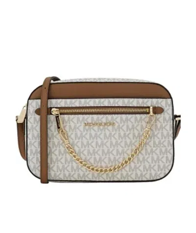 Michael Kors Jet Set Item Camera Shoulder Bag In Nude