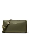 Michael Kors Jet Set Large Continental Crossbody In Green