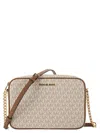 Michael Kors Jet Set Large Crossbody Bag In Vanilla