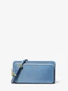 Michael Kors Jet Set Large Nylon Convertible Crossbody Bag In Blue