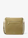 Michael Kors Jet Set Large Nylon Crossbody Bag In Green
