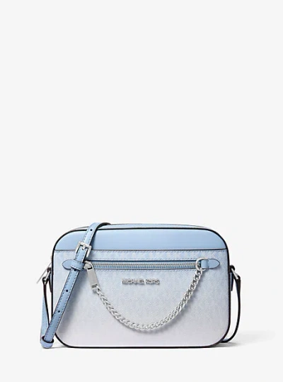 Michael Kors Jet Set Large Ombré Signature Logo Crossbody Body