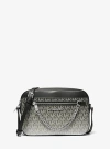 Michael Kors Jet Set Large Ombré Signature Logo Crossbody Body In Black